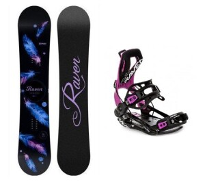 Product detail of Raven Mia Black dámský snowboard + Raven FT360 black/fuchsia dámské vázání