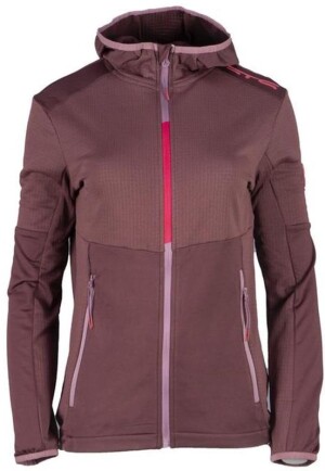Product detail of GTS301542L Waffle Bicolor dámská mikina, Plum
