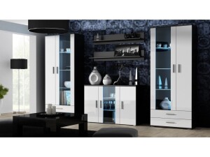 Product detail of Artcam Obývací stěna SOHO 10 Barva: černá/bílý lesk