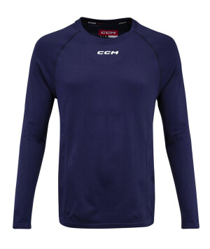 Product detail of Kompresní tričko CCM  LS Premium Training Tee True Navy Senior M