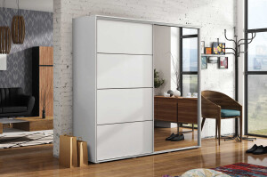 Product detail of ArtSka Šatní skříň TRANI A12 | 150 cm Barva: Bílá