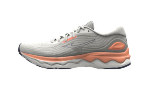 Product detail of Dámská běžecká obuv Mizuno  Wave Skyrise 4 Snow White/Nightshadow Blue/Coral Reef  UK 7,5