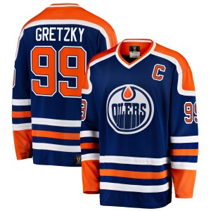 Product detail of Dres Fanatics Breakaway Jersey NHL Vintage Edmonton Oilers Wayne Gretzky 99