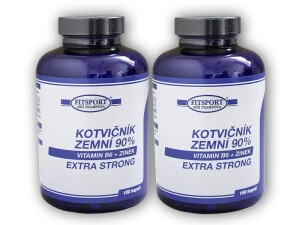 Product detail of Fitsport 2x Kotvičník zemní 90% + B6 + Zinek 150kapslí