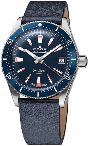 Product detail of Edox Skydiver 38 Date Automatic 80131-3BUC-BUICO