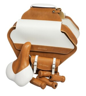 Product detail of Force BRISTOL retro sada (sedlo, 2x brašna,gripy)