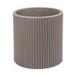 Product detail of Keter Obal na květináč Cylinder Planter S šedá, 7 l, 28 x 28 x 28,3 cm