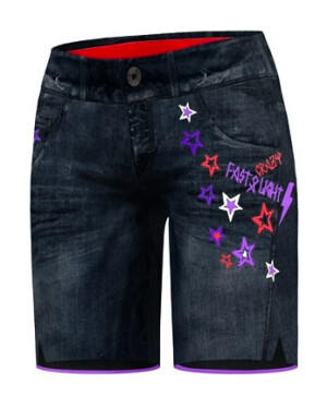 Product detail of Dámské šortky Crazy Idea  Wonder Magic Black/Zebra S