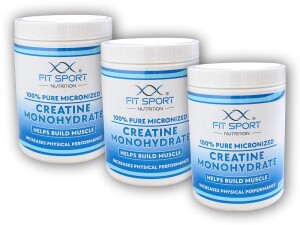 Product detail of FitSport Nutrition 3x 100% Pure Micronized Creatine Monohydrate 550g