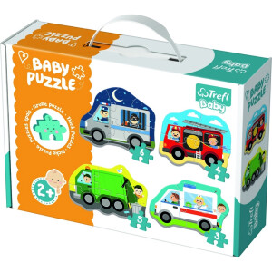 Product detail of Puzzle TREFL Baby Dopravní prostředky 4v1 3 4 5 a 6 dílků