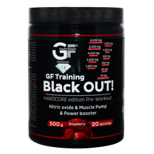 Product detail of GF Nutrition Training Black OUT 500 g  borůvka