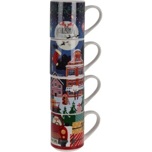 Product detail of 4dílná sada hrnků Christmas, 265 ml, porcelán