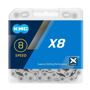 Product detail of Kmc X-8 BOX Stříbrný řetěz