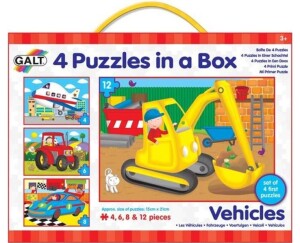 Product detail of 4 Puzzle v krabici - dopravní prostředky