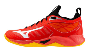 Product detail of Pánská sálová obuv Mizuno  WAVE DIMENSION Radiant Red/White/Carrot Curl  EUR 40