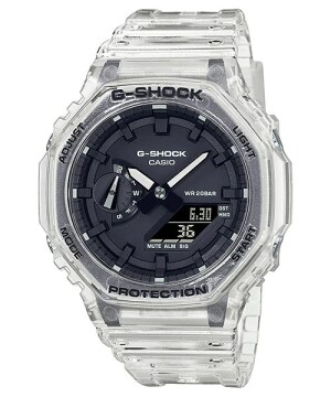 Product detail of Casio G-Shock GA-2100SKE-7AER Transparent Pack