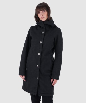 Product detail of Woox Harlem Black Beauty woolshellový kabát