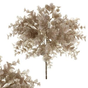 Product detail of Eukalyptus, květina umělá plastová, barva měděná ojíněná