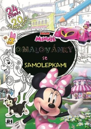 Product detail of Minnie - Omalovánky se samolepkami A4+ - Kolektiv