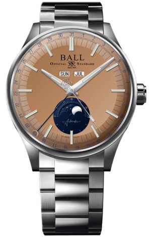 Product detail of Ball Engineer II Moon Calendar Copper NM3016C-S2J-CO