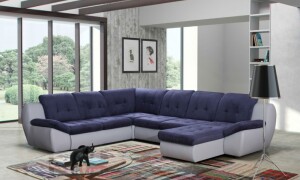 Product detail of Stagra Rohová sedací souprava MELLO U Mello: Pravé provedení - 3SBL+R+3F+OSBP