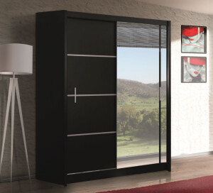 Product detail of ArtStol Šatní skříň VISTA 150 | černá
