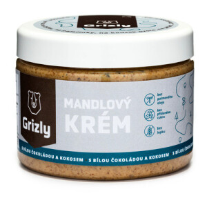 Product detail of Grizly Mandlový krém s bílou čokoládou a kokosem 500 g