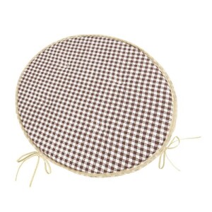 Product detail of Bellatex Sedák Berta kulatý hladký Kostička hnědá, průměr 40 cm