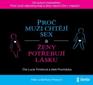 Product detail of Proč muži chtějí sex a ženy potřebují lásku - audioknihovna - Allan Pease