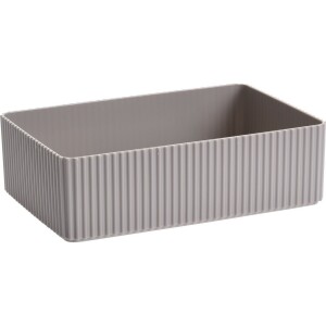 Product detail of Kosmetický organizér Stripe hnědá, 21 x 6 x 14 cm