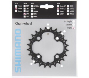 Product detail of Shimano SLX M670 24Z. 3X10 SP. černý převodník