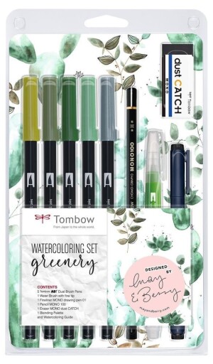 Product detail of Tombow Akvarelová sada Greenery
