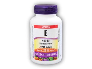 Product detail of Webber Naturals Vitamin E 400 IU 120 tobolek