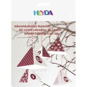 Product detail of HEYDA Adventní kalendář krabičky - červený 24 ks