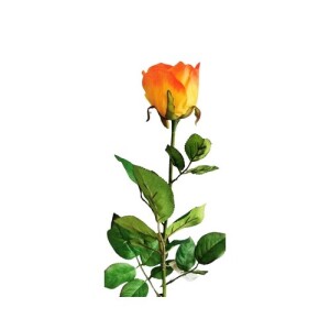 Product detail of Umělá růže, oranžová, 69 cm
