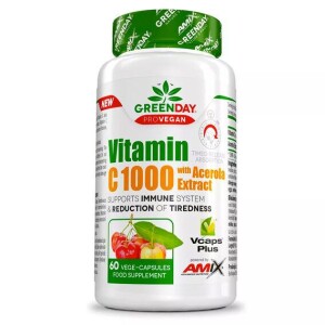 Product detail of Amix Nutrition ProVEGAN Vitamin C 1000 s extraktem z aceroly 60 kapslí