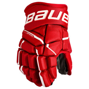 Product detail of Hokejové rukavice Bauer Supreme MACH Red Junior 11 palců