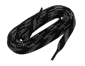 Product detail of Voskované hokejové tkaničky WinnWell  Black  305 cm