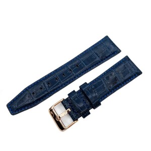 Product detail of Kožený řemínek Vostok Europe Croco pro GAZ 14 Limousine 6S21-565B596 - 23 mm/modrý/zlatá spona