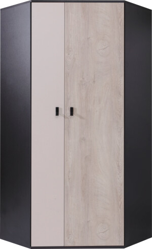 Product detail of Meblar Rohová šatní skříň PLANET PL2 P/L Barva: Černá