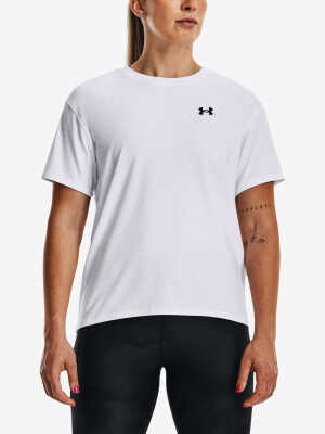 Product detail of Under Armour Esential Cttn Stretch Tee-WHT 1376938-100
