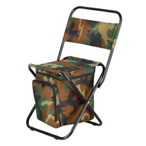 Product detail of NILS CAMP Skládací židle s úložným prostorem NC3012 maskáčová