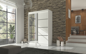 Product detail of ArtAdrk Šatní skříň GILTON | 150 cm Barva: Bílá