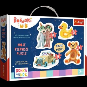 Product detail of Trefl Puzzle Treflíci - Dobrou noc milé děti 4v1 (3,4,5,6 dílků)