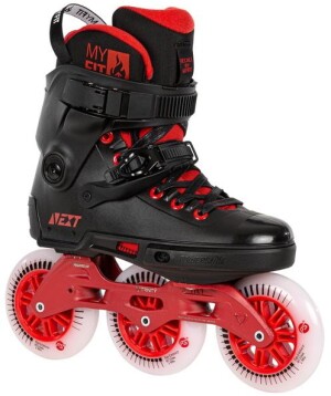 Product detail of Powerslide Next Black Red 110 Trinity