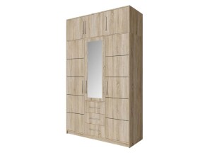 Product detail of ArtStol Šatní skříň BALI D3 s nástavcem | dub sonoma 147 cm