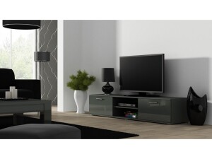 Product detail of Artcam TV stolek SOHO 180 cm Barva: Šedý/šedý lesk