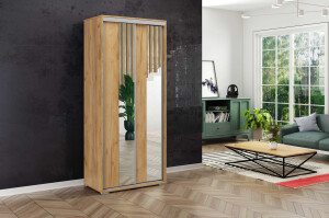 Product detail of ArtSka Šatní skříň SAPRI A4 | 200 cm Barva: Dub craft