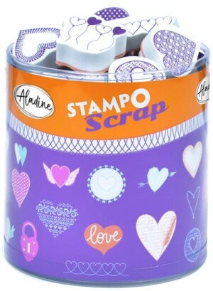 Product detail of Razítka Stampo Scrap - srdíčka 35 ks