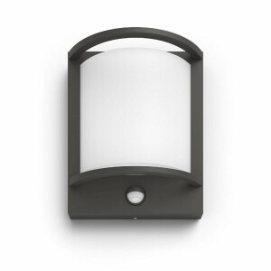 Product detail of Philips Samondra UltraEfficient venkovní nástěnné svítidlo se senzorem LED 3,8W 2700K, antracitová